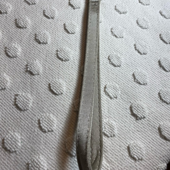 Vintage AMANDA SMITH Silver Beaded Clutch Wristlet - Picture 7 of 16